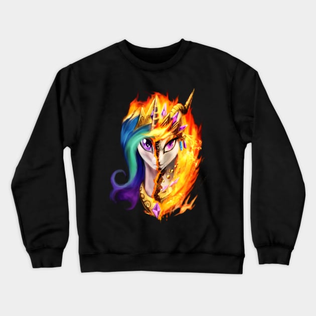 Celestial Flare Crewneck Sweatshirt by slifertheskydragon